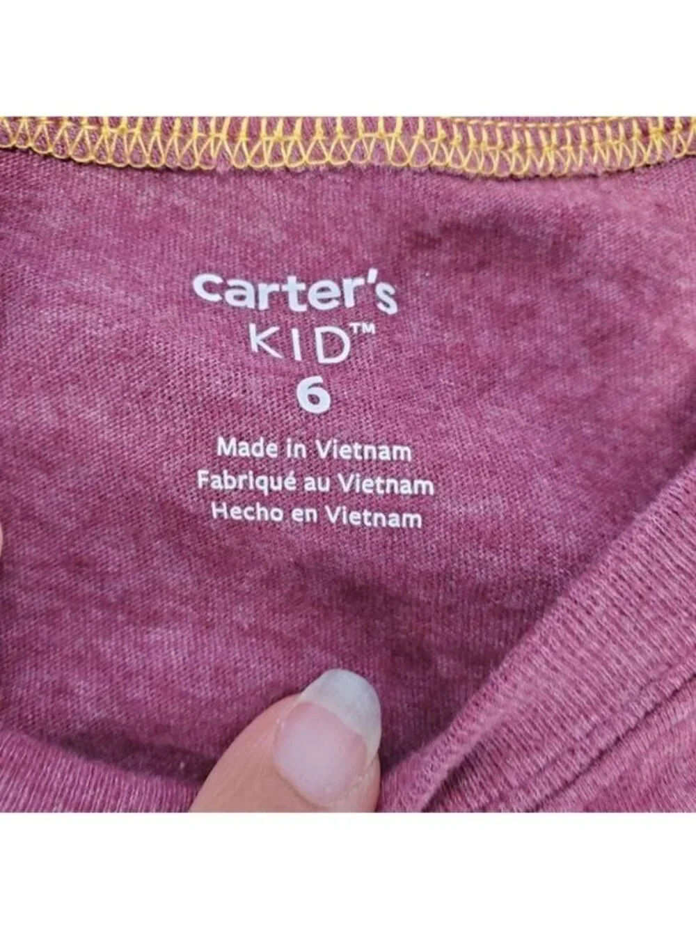 Carters Shirt Boys Knit Red Long Sleeve Skater Pie Crew Neck Layering Shirt
